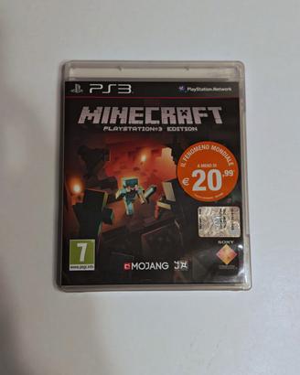 Minecraft PS3 PlayStation 3 PAL Ita Completo
