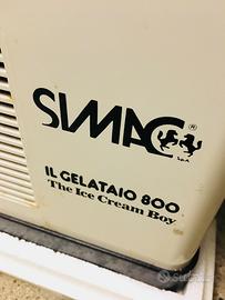 Gelataio Gelatiera SIMAC 800 con Ricettario