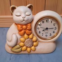 Thun - orologio da tavolo con gatto