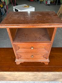 Comodino in legno vintage