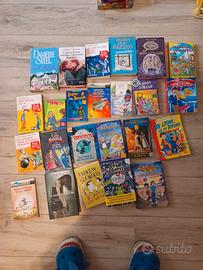LOTTO LIBRI BAMBINI RAGAZZI + ROMANZI OLTRE 25 LIB