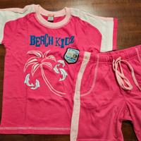 T-shirt e pantaloncini bambina estivo