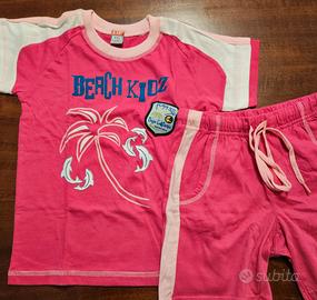 T-shirt e pantaloncini bambina estivo