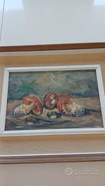 Quadro su tela pittore T. Pastorino 1920