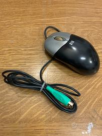 Mouse vintage HP con connettore PS/2