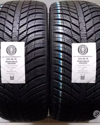2 gomme 225 40 18 nexen a8159
