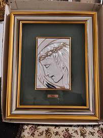 Gesù Cristo Argento, quadro Valenti