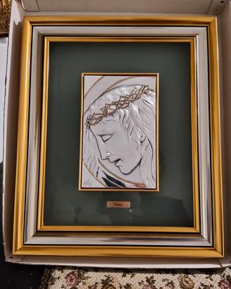 Gesù Cristo Argento, quadro Valenti