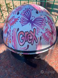 Casco moto bambina