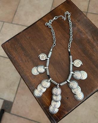 Collana Kostibas Hellas vintage.Etnico greco.