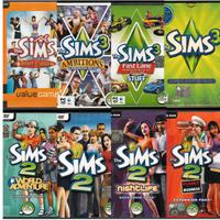 The Sims 1-2-3 Lotto 8 DVD-CD PC in italiano