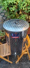 Contenitore Fusto in Acciaio Inox 100lt per Vino