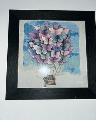 Punto croce con cornice