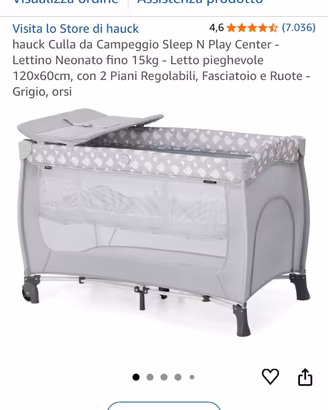 Lettino da campeggio