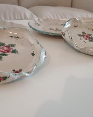 servizio piatti in ceramica "Albisola"