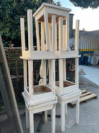 7 tavoli vintaggissimi in legno massello