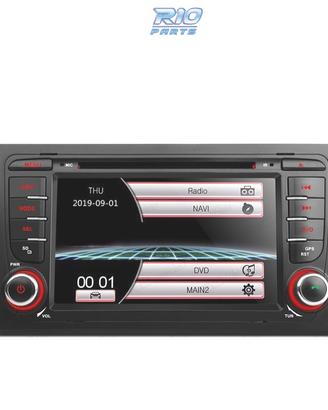 NAVIGATORE RADIO 7" PER AUDI A4 B6 B7 00-07 USB G