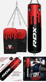 RDX Sacco da Boxe con guantoni