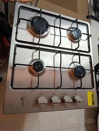 piano cottura 4 fuochi a gas
