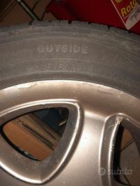 Cerchi da 15 originali Lancia y elefantino rosso