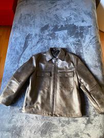 giacca di pelle martone Zara