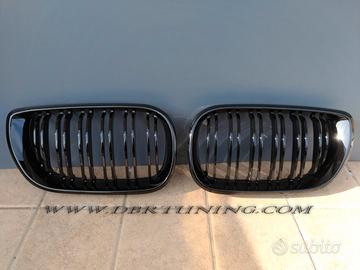 Calandra sport BMW E46 01-05 nero lucido