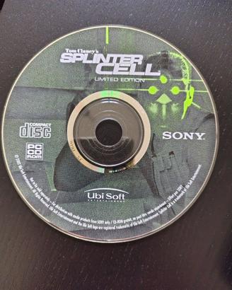 tom clancy splinter cell videogioco pc retrogame