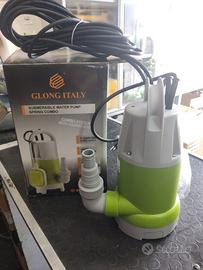 Pompa drenaggio acqua  grigia e allagamenti