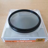 Filtro polarizzatore Hoya 58mm
