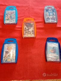 set 5 top trumps cards assortite