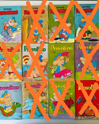 3 Fumetti Super Provolino