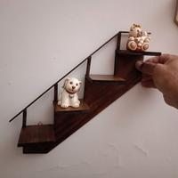 Scaletta Portaoggetti in Legno