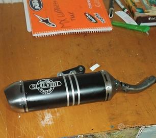 silenziatore per 125 cc 2 tempi