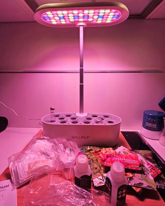 Serra smart idroponica con set di nutrienti e semi