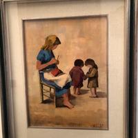 Quadro  ad olio su tela.Autore  Walter Cucchi