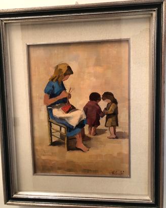 Quadro  ad olio su tela.Autore  Walter Cucchi