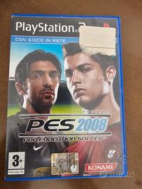 gioco pes 2008 per playstation 2
