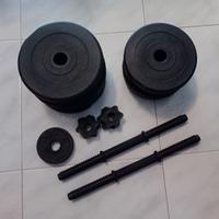 Set pesi da 19Kg + manubri