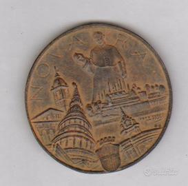 medaglia in bronzo per la Citta' di Novara