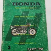 HONDA CB 400 Four 1976 catalogo ricambi ORIGINALE