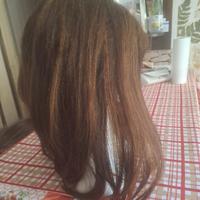 parrucca di capelli veri