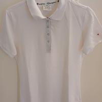 Polo Champion bianca TG M donna 
