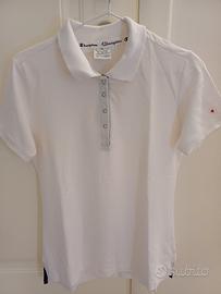 Polo Champion bianca TG M donna 