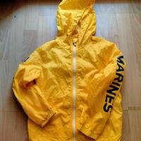 Giacca antivento impermeabile Marines 7/8 anni