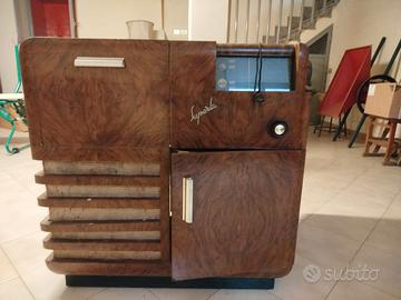 Radio vintage Superla – mobile d’epoca in legno