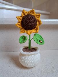 Girasole uncinetto 