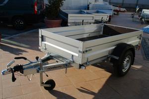 Rimorchio nuovo 750/900/1300 kg pianale basculante