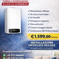 Caldaia Ariston a condensazione 24 kw