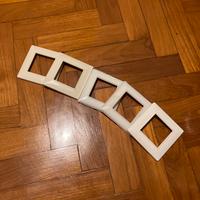 Placca Vimar Reflex bianche - 2 posti