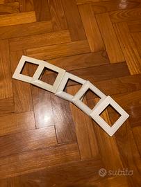 Placca Vimar Reflex bianche - 2 posti